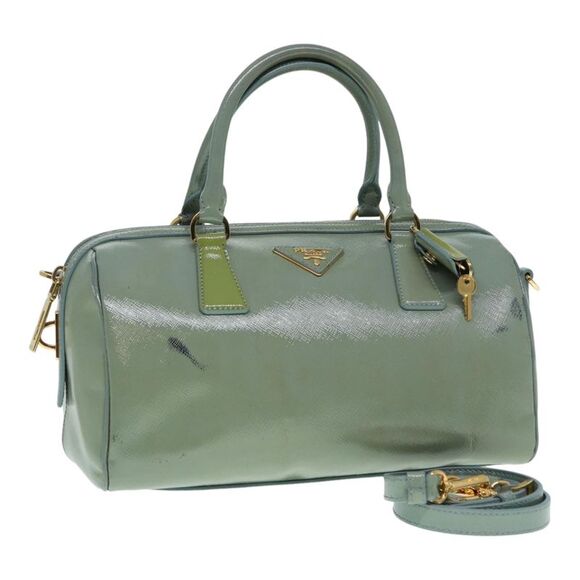 Pre Loved prada Women Green Handbags - Picture 1 of 8